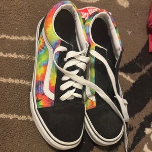 Vans Kids Rainbow Tie-Dye Sneakers